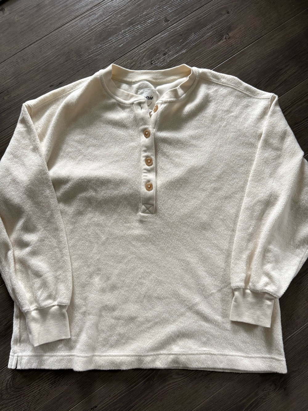 Aerie Henley Sweatshirt Size Medium NWT